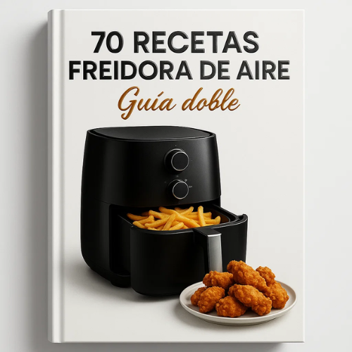 Libro 70 Recetas Freidora de Aire